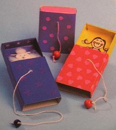 Kiekeboe doosje van luciferdoosje